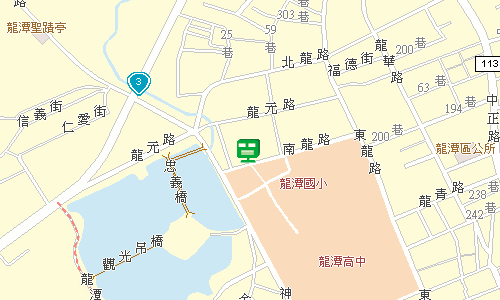 龍潭郵局地圖