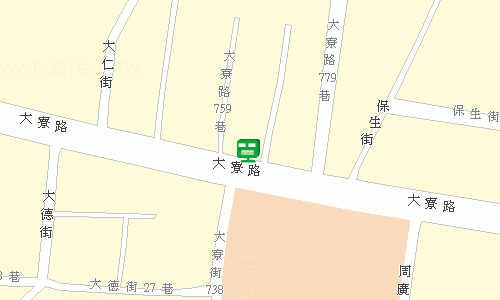 大寮大發郵局地圖