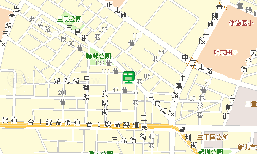 三重郵局郵務科投遞股地圖
