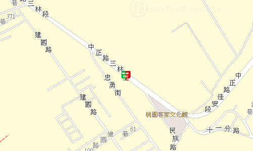 龍潭郵局地圖