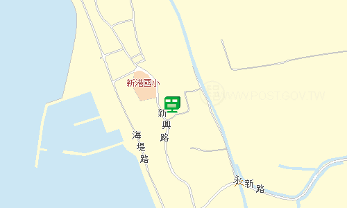 岡山郵局郵務股地圖