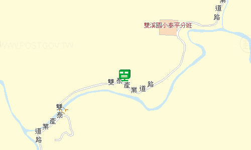 雙溪郵局地圖