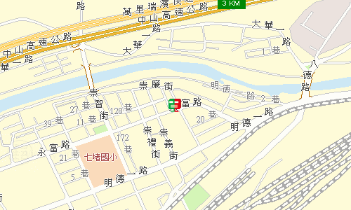 基隆郵局快捷股地圖