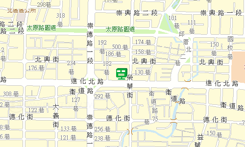 臺中郵局快包一股地圖