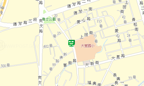 大里郵局郵務股地圖