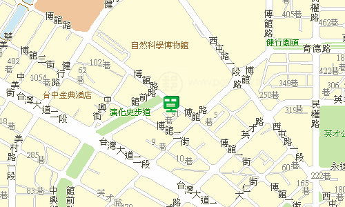 臺中郵局快包一股地圖