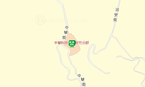 竹東郵局地圖