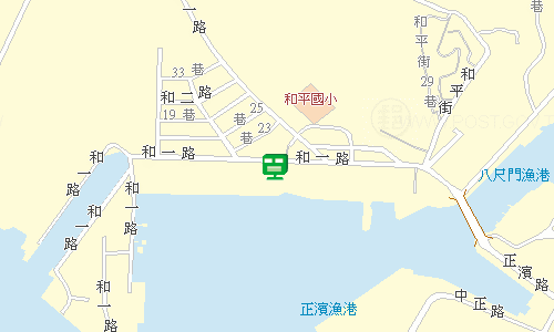 基隆郵局快捷股地圖