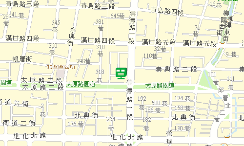 臺中郵局快包一股地圖