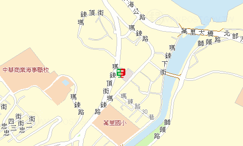 萬里郵局地圖