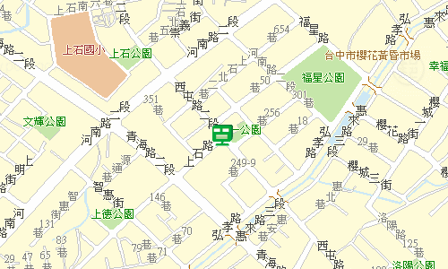 臺中郵局快包一股地圖