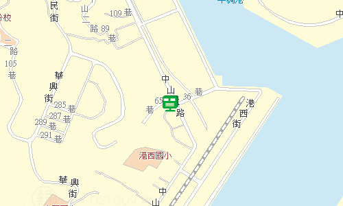 基隆郵局快捷股地圖