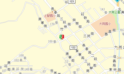 竹東郵局地圖