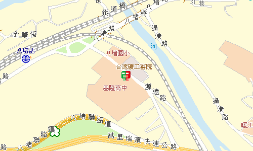 基隆郵局快捷股地圖