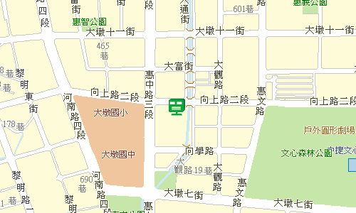 臺中郵局快包一股地圖