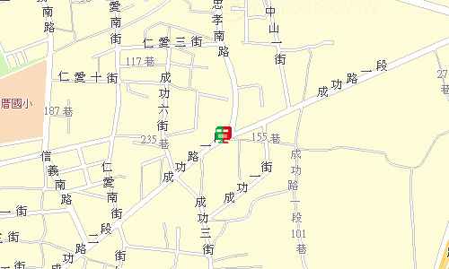 歸仁郵局地圖