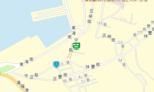 基隆郵局快捷股地圖