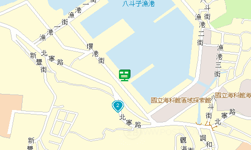 基隆郵局快捷股地圖