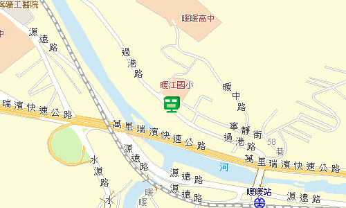 基隆郵局快捷股地圖