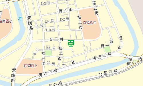 基隆郵局快捷股地圖