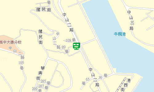 基隆郵局快捷股地圖