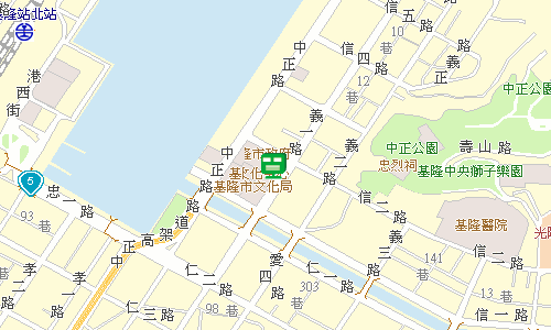 基隆郵局快捷股地圖