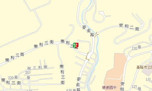 基隆郵局快捷股地圖