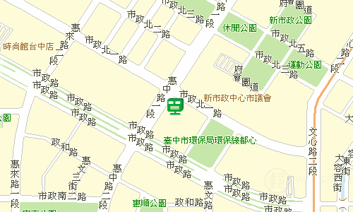 臺中郵局快包一股地圖