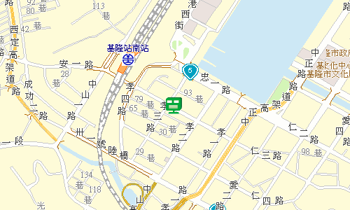 基隆郵局快捷股地圖