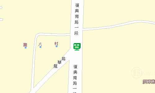 屏東郵局郵務股地圖
