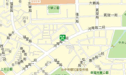 臺中郵局快包一股地圖