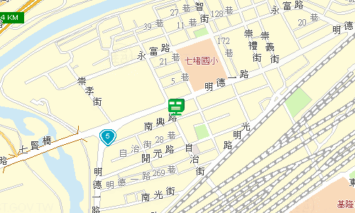 基隆郵局快捷股地圖