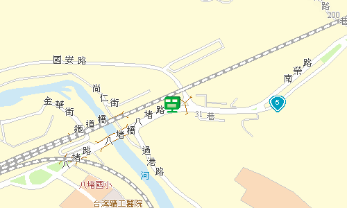 基隆郵局快捷股地圖