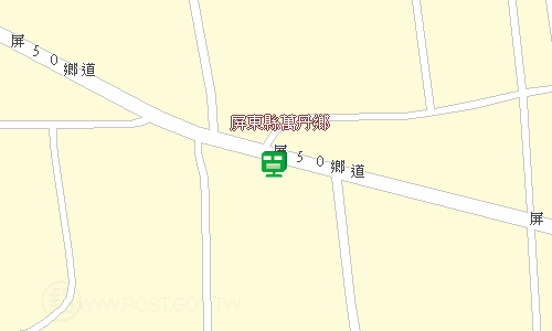 屏東萬丹郵局地圖