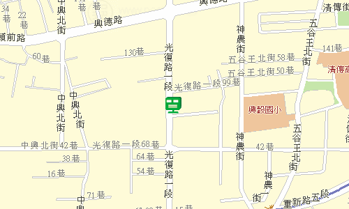 三重郵局郵務科投遞股地圖
