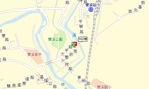 雙溪郵局地圖