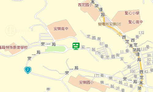 基隆郵局快捷股地圖