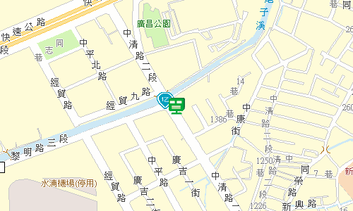 臺中郵局西屯投遞股地圖