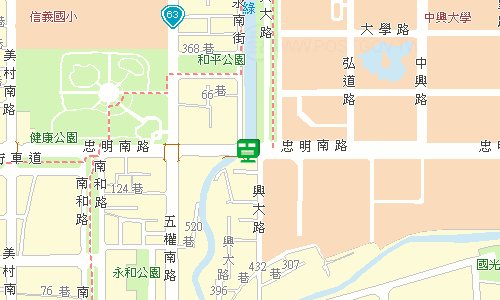 臺中郵局快包一股地圖