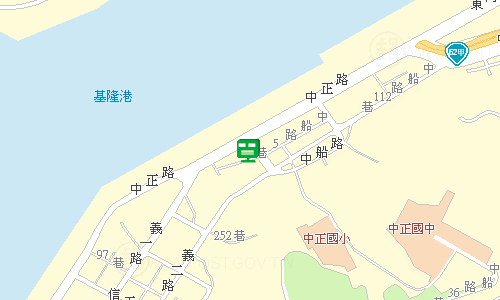 基隆郵局快捷股地圖