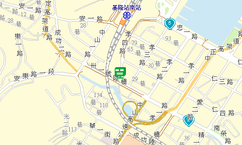 基隆郵局快捷股地圖