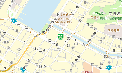 基隆郵局快捷股地圖