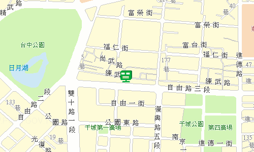 臺中郵局快包一股地圖