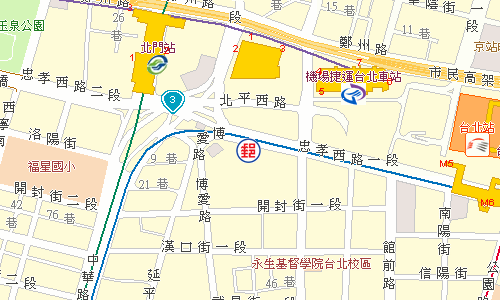 臺北北門郵局電子地圖
