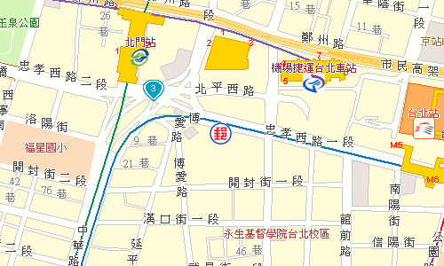 Taipei Beimen Post Office emap