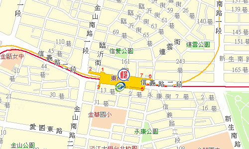 臺北東門郵局電子地圖