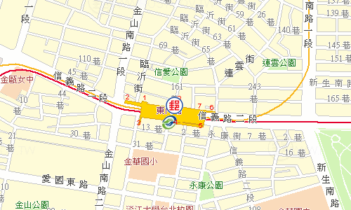 Taipei Dongmen Post Office emap