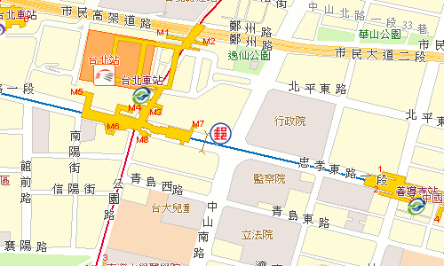臺北復興橋郵局電子地圖