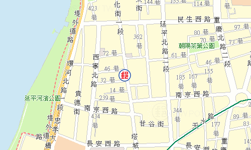 臺北迪化街郵局電子地圖