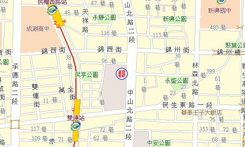 Taipei Shuanglian Post Office emap